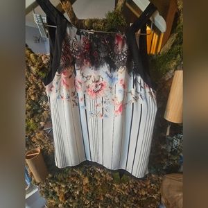 White House Black Market sleeveless Blouse.